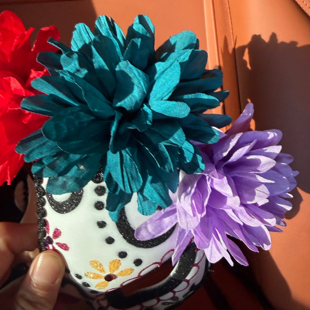 Cosplay Prop Painting - Topeng Bunga Lukisan Gelap Halloween, Topeng