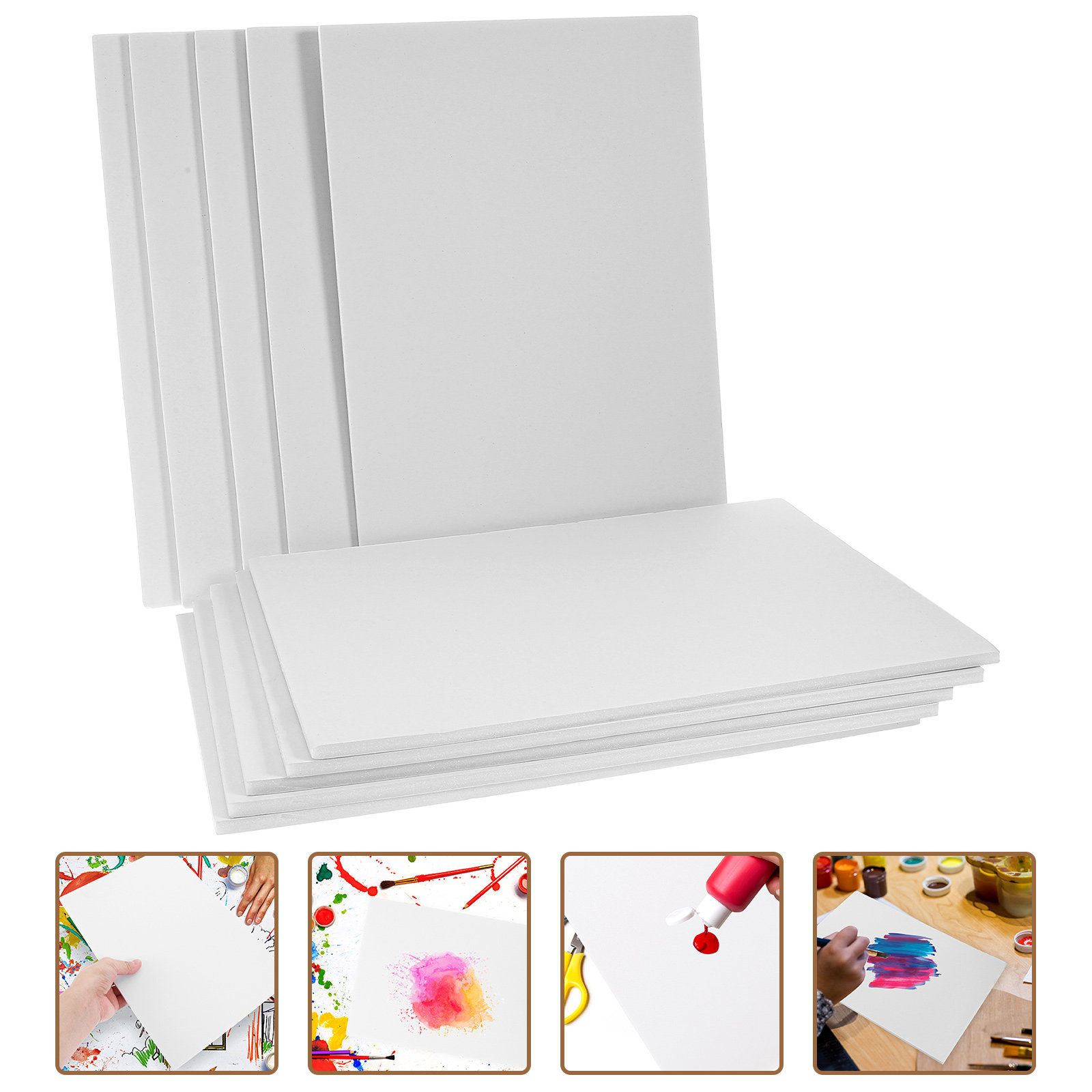 Cosplay Prop Foam Board - 10Pcs Papan Busa Kosong Tebal Ukuran