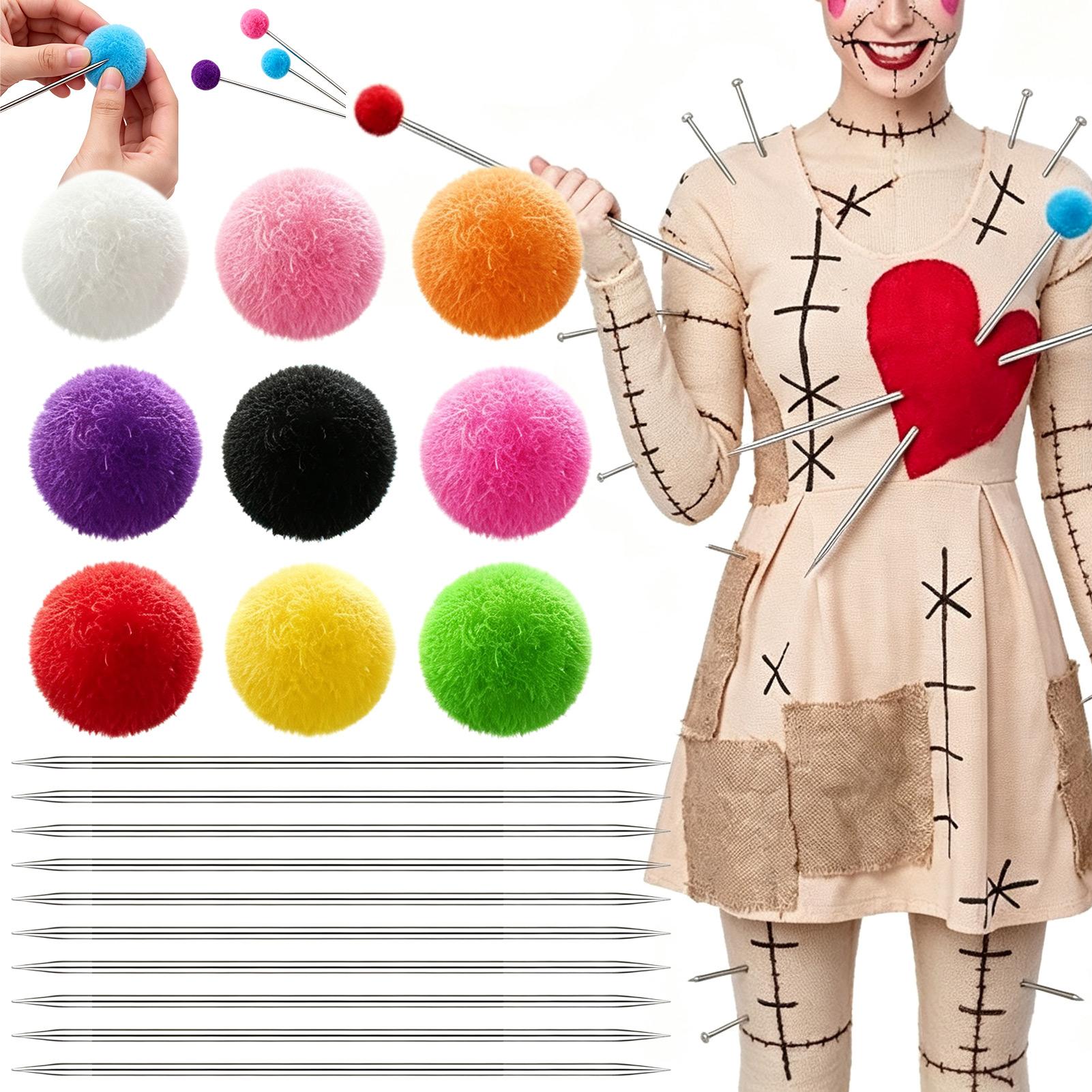 10 Set Kit Pin Boneka Voodoo 9 - Voodoo Cosplay And Prop ulasan dan harga