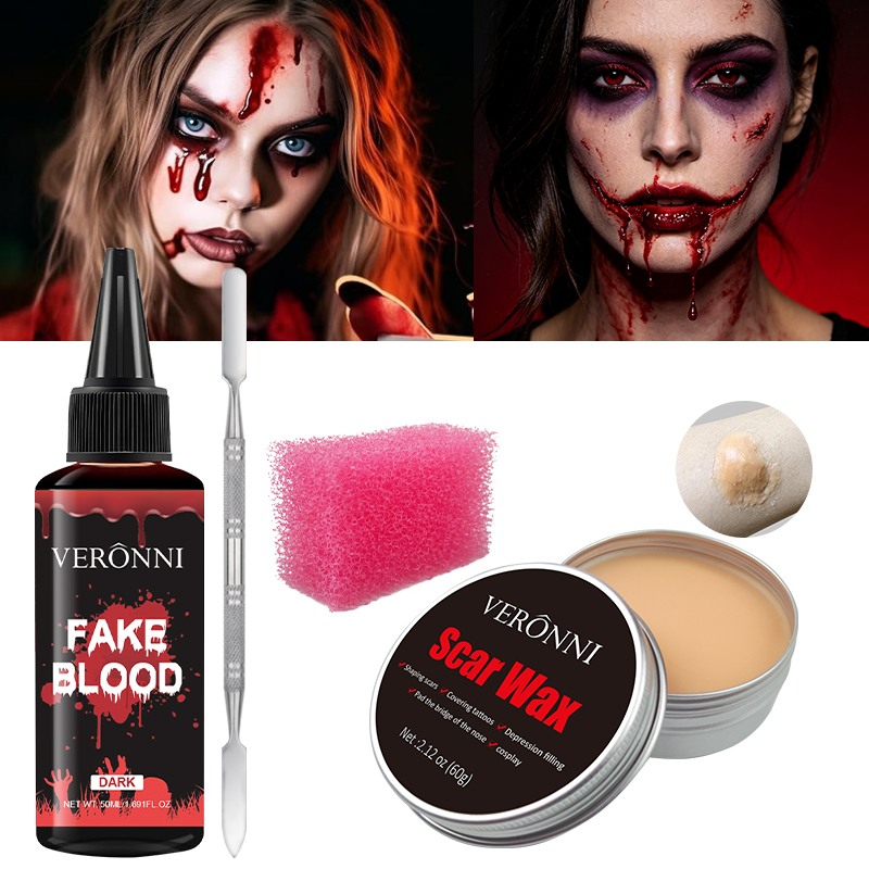 VERONNI SFX Kit Riasan Hallowe - Body Paint Sfx ulasan dan harga