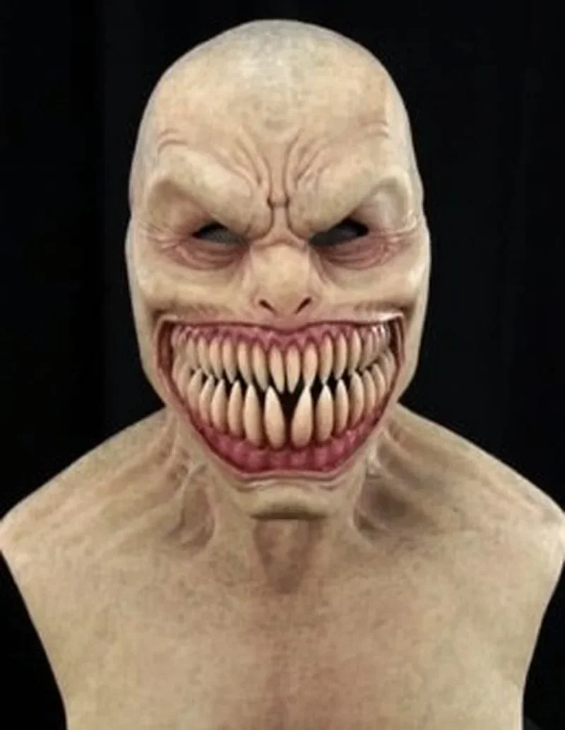 Topeng Monster Lateks Menyeram - Cosplay Prop Designer ulasan dan harga
