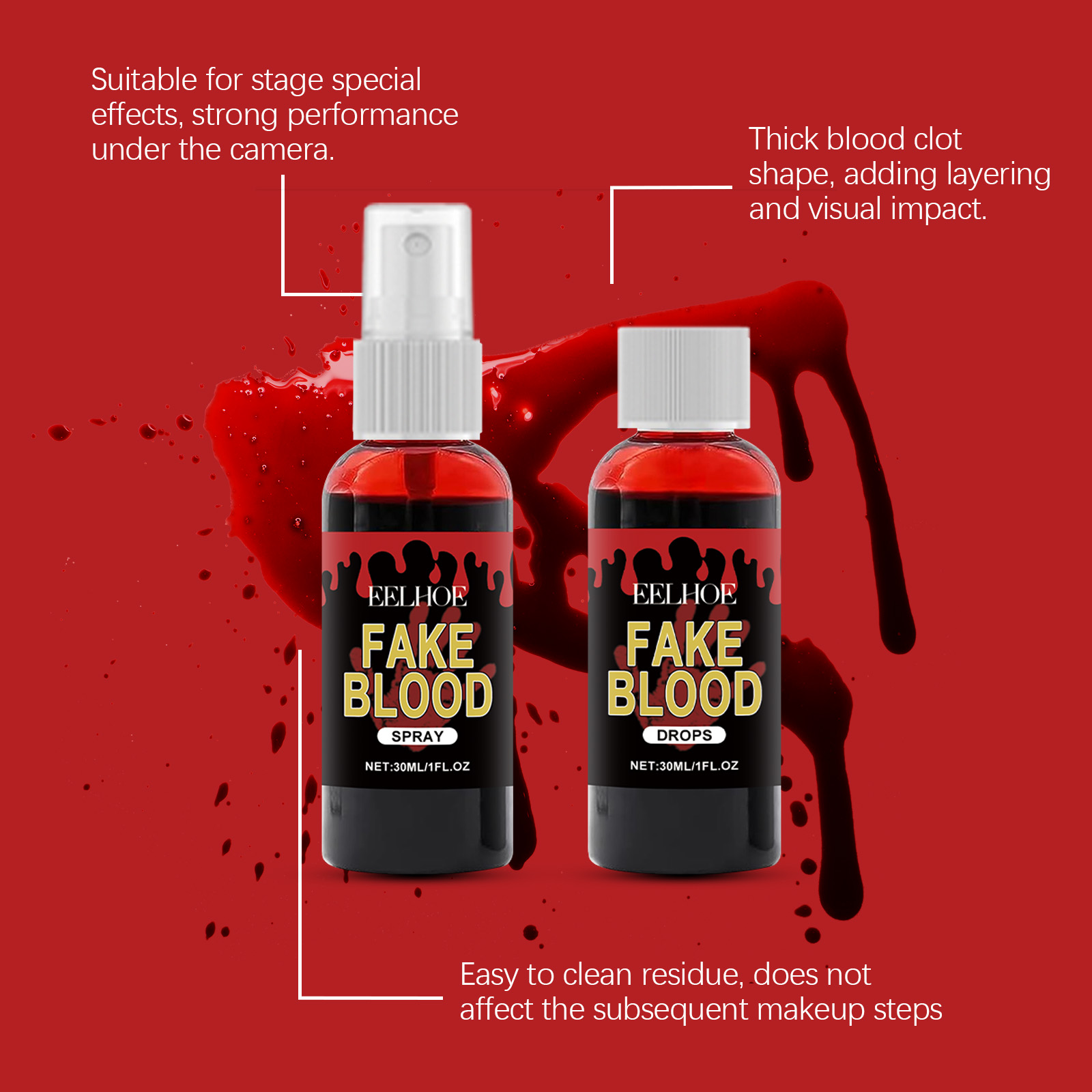 Semprotan Darah Palsu Profesio - Body Paint Sfx ulasan dan harga