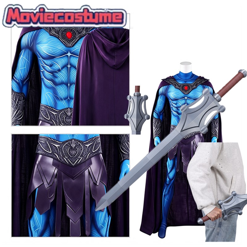 Kostum Cosplay Skeletor Master - Cosplay Prop Dagger ulasan dan harga
